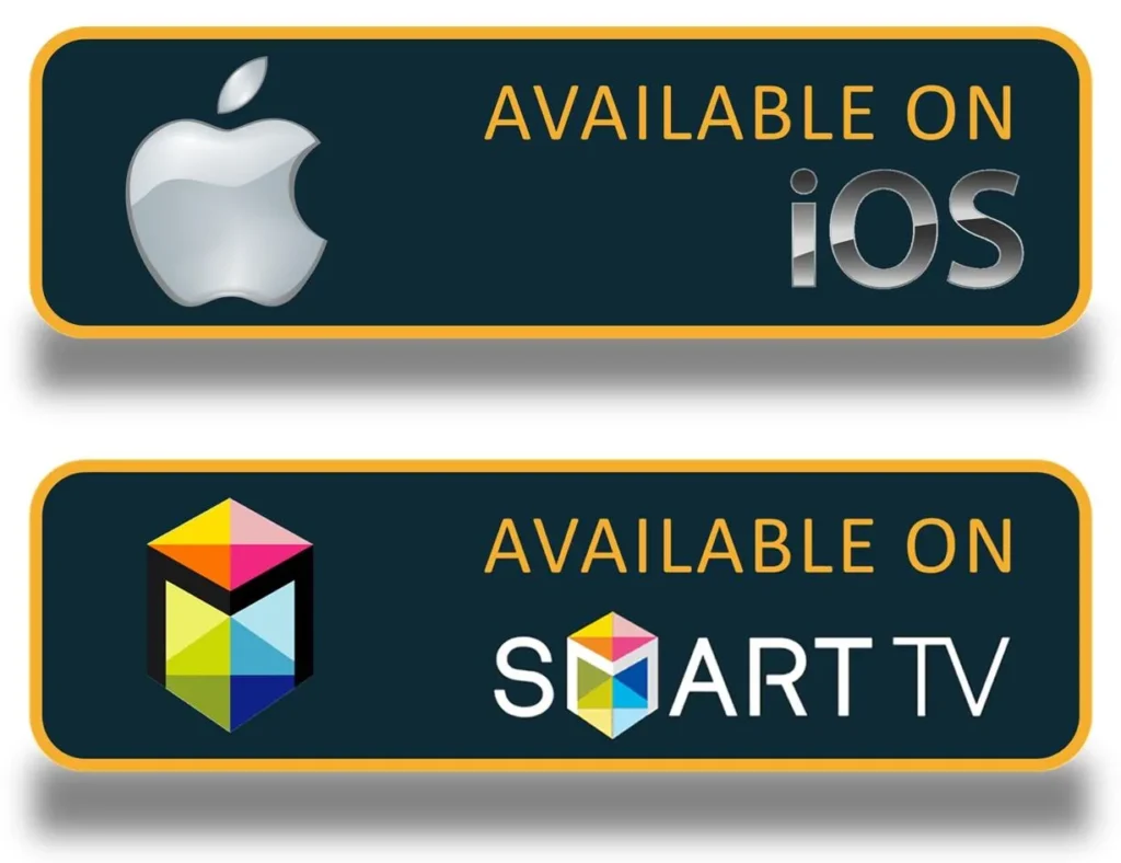 iOS devices and Smart TVs compatible with IPTV Bunny IPTV service.